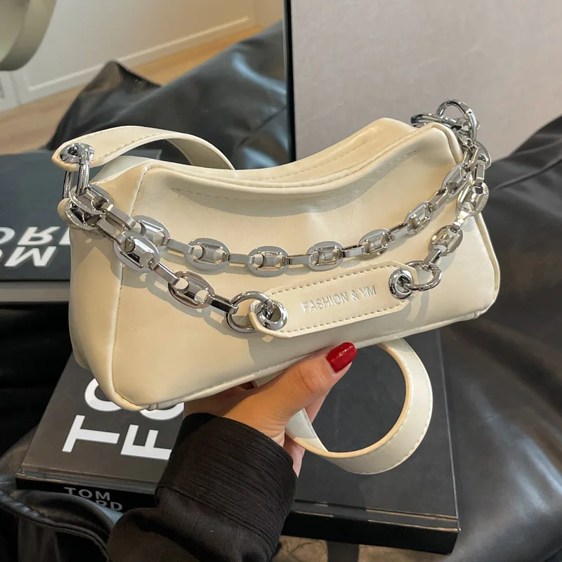 

Винтажная женская сумка-мессенджер в стиле Ins, шикарная сумка через плечо на цепочке, сумка из искусственной кожи и кошелек, дизайнерская женская сумка через плечо, лето 2023