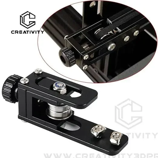 Фото Комплект синхронного натяжителя ремня Creativity Ender 3/CR10 — натяжитель ремня ГРМ с профилем X/Y 2020/2040/4040 для 3D-принтера №5