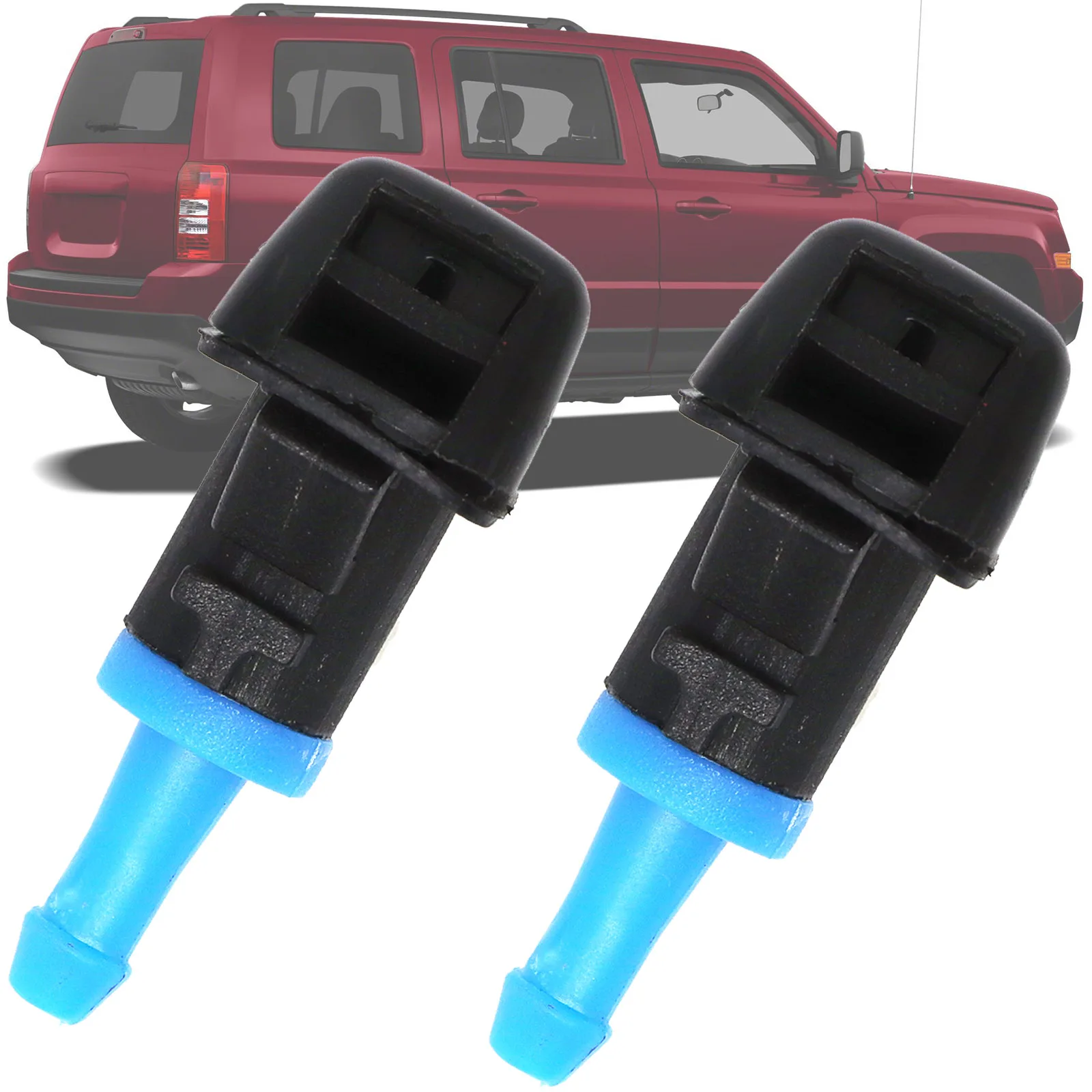 2 шт. Форсунка для омывателя лобового стекла автомобиля Jeep Patriot MK74 2008 2009 2010 2011 2012 2013