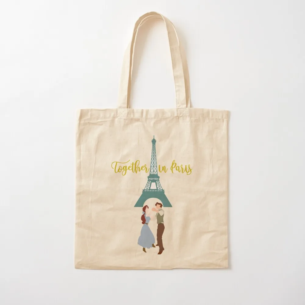 Анастасия - Вместе в Париже Большая сумка-тоут мужская Портативная холщовая