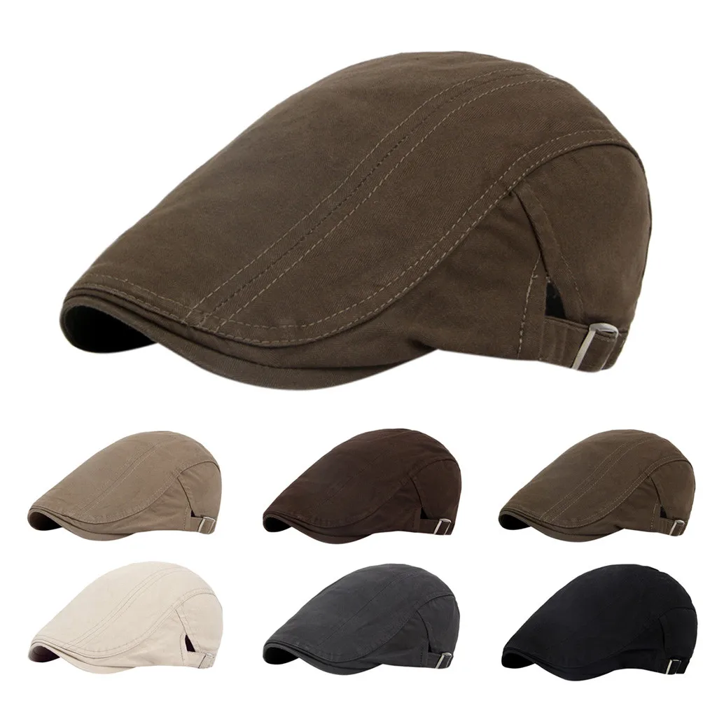 

Fit Cabbie Fashion & Dress Style Cotton Cap Newsboy Hat Casual Soft Unisex Vintage Style Hats Women White French for Men