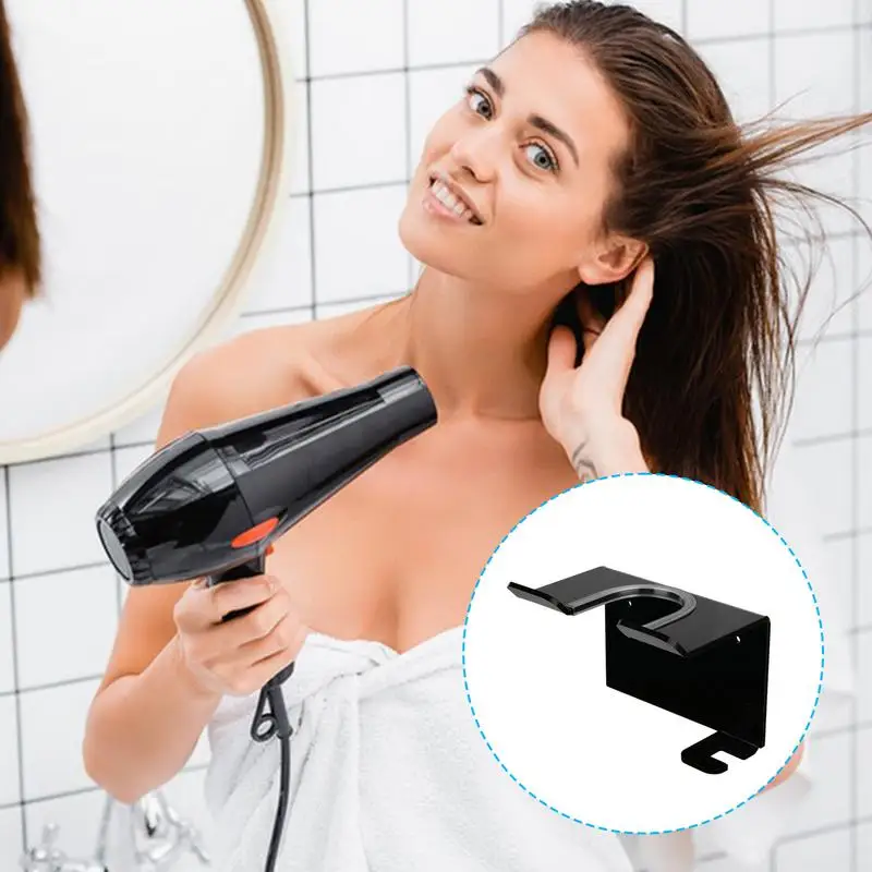 

Настенный держатель для сушилки, акриловая подставка для ванной, с ящиком для хранения, полки для воздуходувки