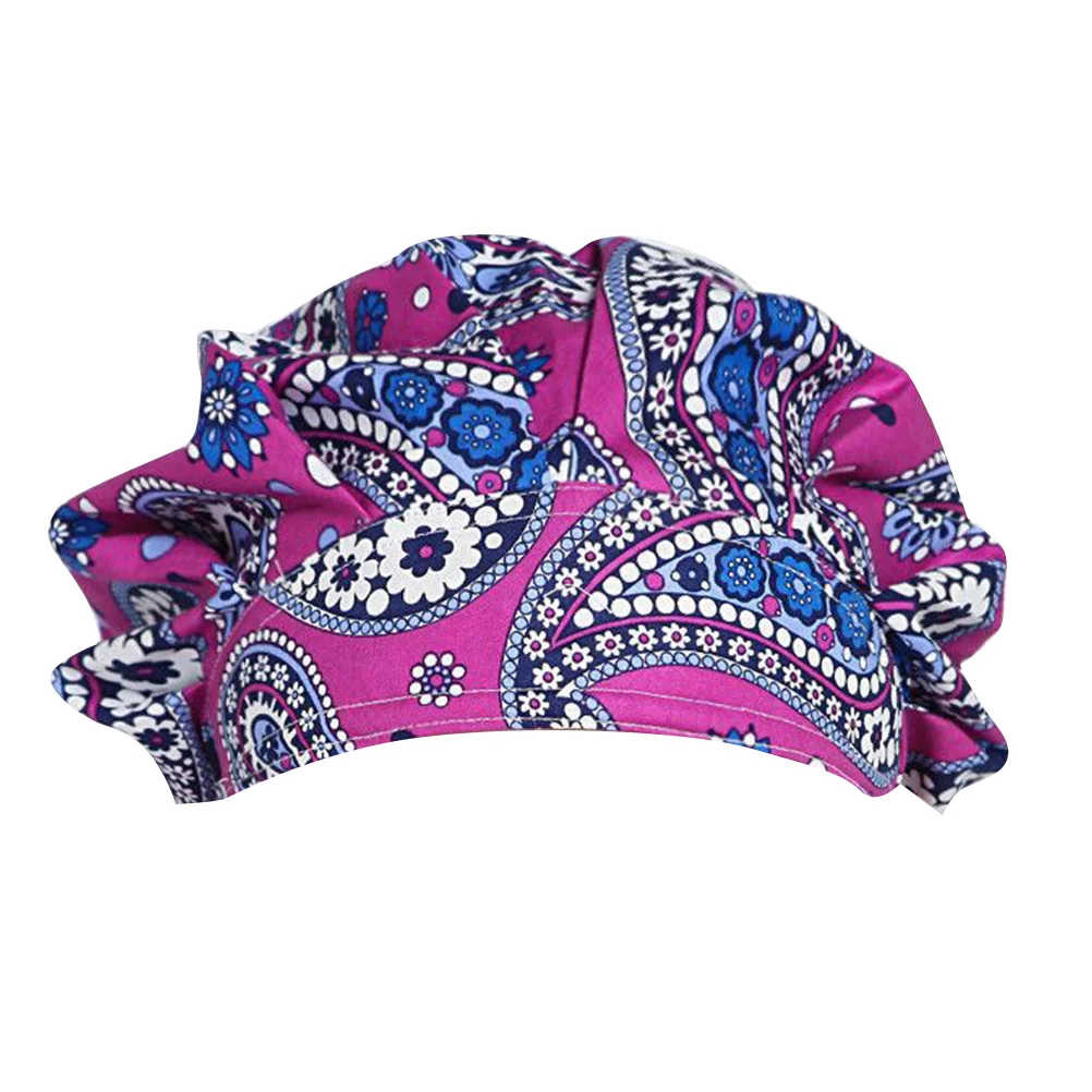 

Vintage Hat Cotton Scrub Cap Adjustable Hat for Nurse ( Purple )