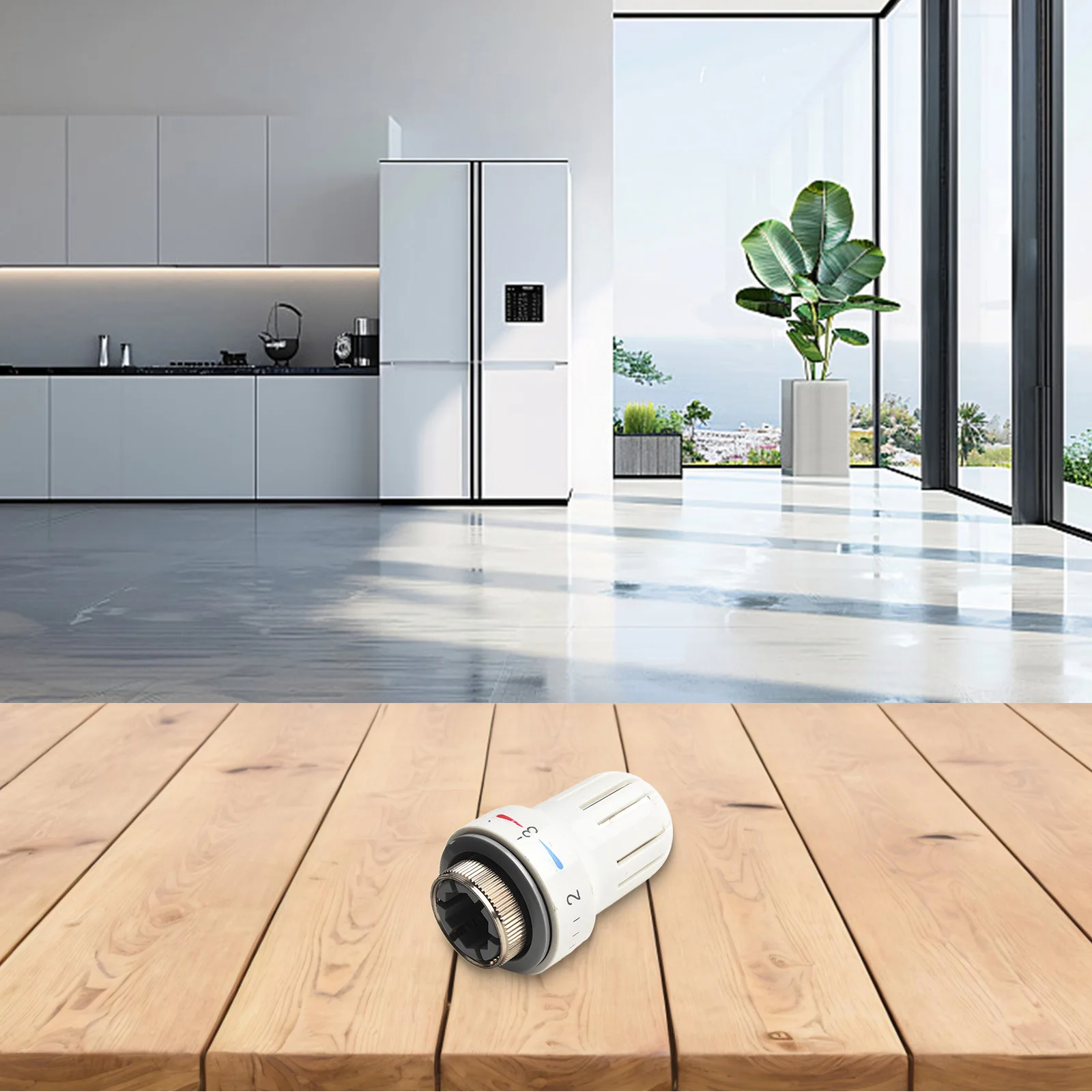 Druable Высококачественный термостатический радиаторный клапан с защитой от мороза