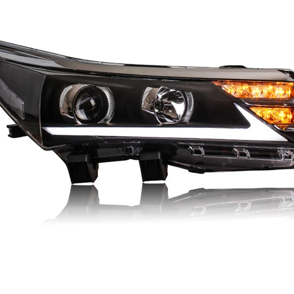

Pair of Car Headlight Assembly For Toyota Corolla 2014-2016 Car Front Light Plug&Play Auto LED Head Lamp System