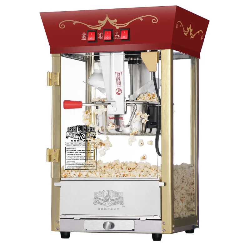 

Antique Style Popcorn Popper Machine, 8 Ounce by Great Northern Popcorn