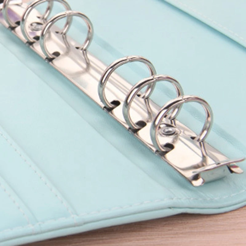 Блокнот с милым кольцом дневник кожаная обложка журналы офисная личная папка