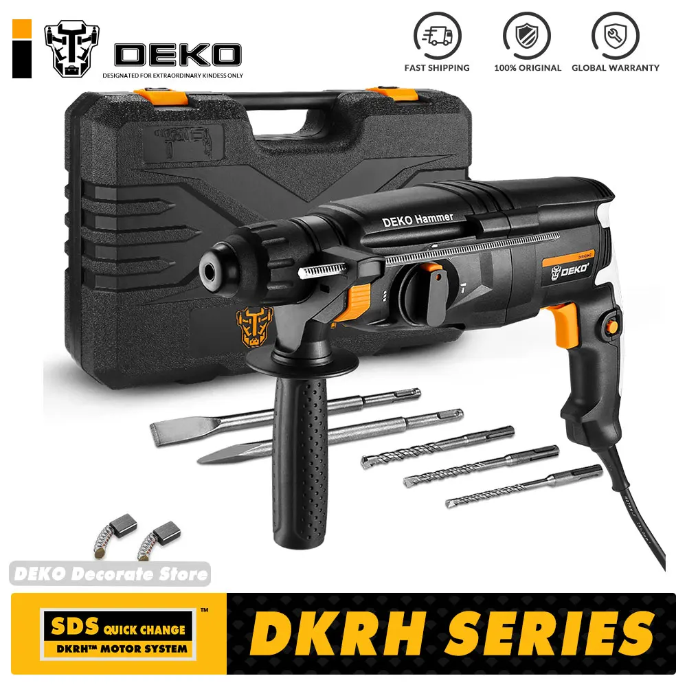 Электрический DRIL с BMC и базовыми аксессуарами многофункциональный перфоратор DEKO