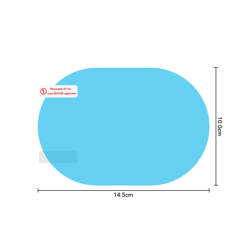 Автомобильная наклейка непромокаемая пленка для автомобильного зеркала заднего
