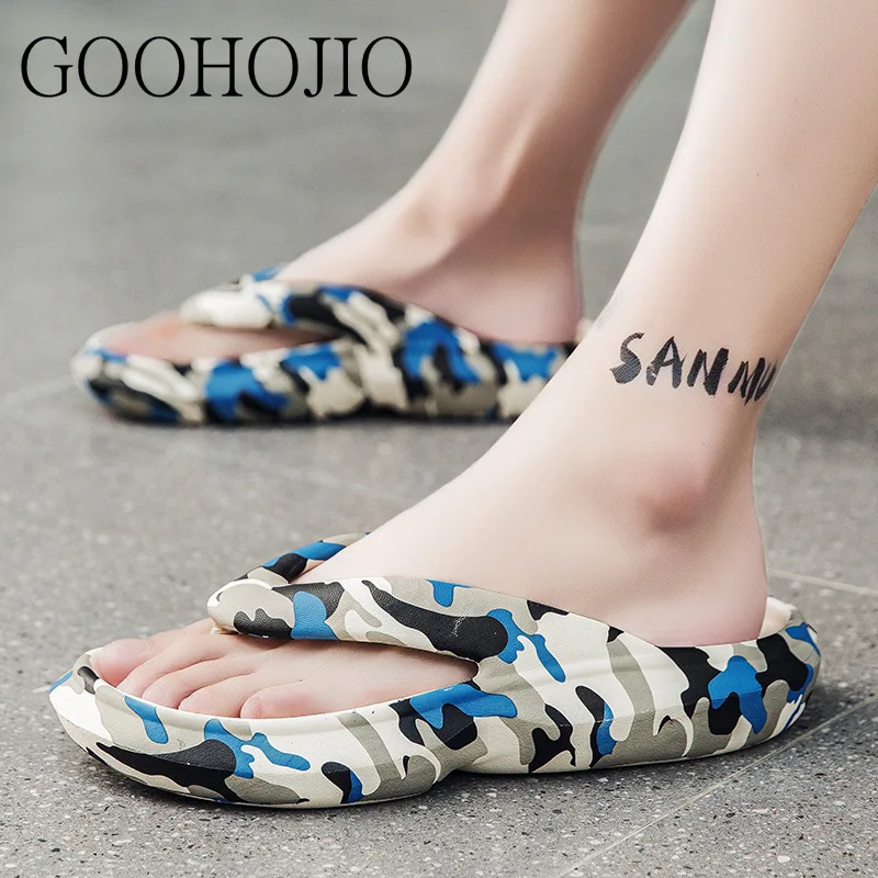 EVA Shoes Unisex Slippers Non-slip Summer Sandals Men Soft Platform Slippers  Women Camouflage Flip Flops Beach Slides Outside | Обувь | АлиЭкспресс