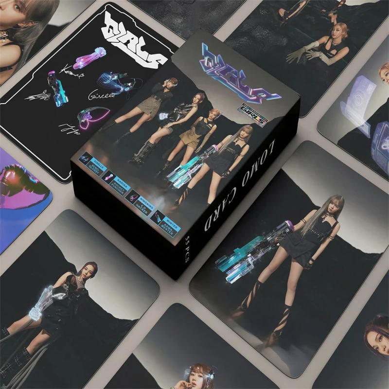 54pcs/box Kpop SAVAGE Lomo Cards High quality New Album Photocards Fashion Cute Fans Gift
