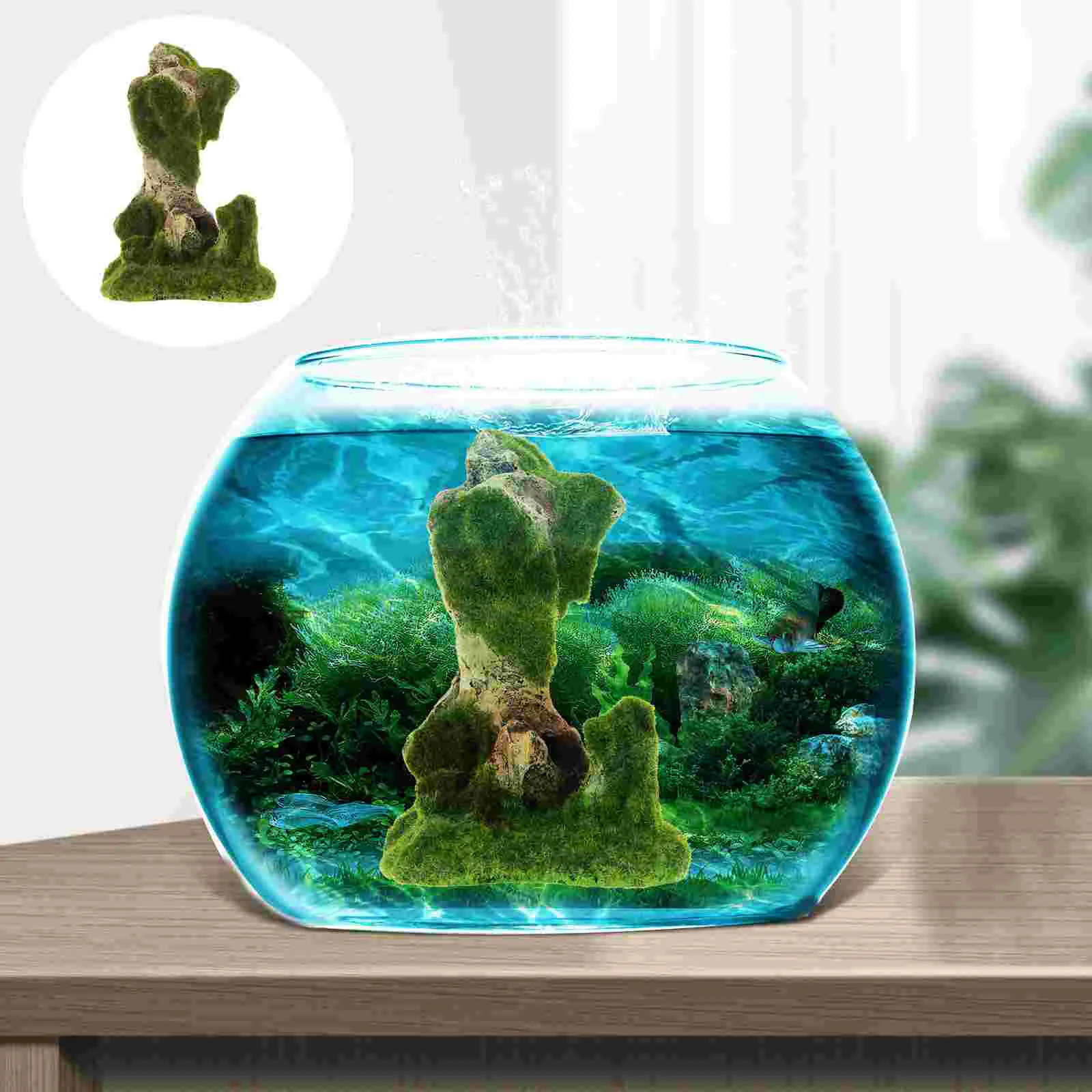 

Aquarium Resin Mountain Artificial Realistic Hiding Spots Tank Resin Decoration Ornament Aquarium Landscape Accessories