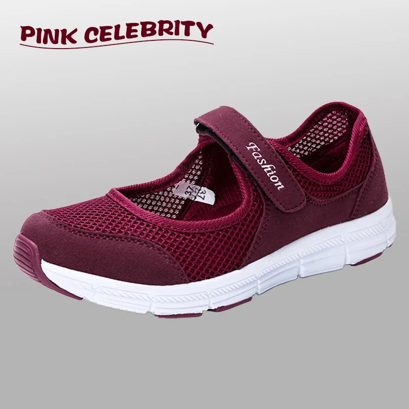 

Женская обувь для пожилых людей, удобная обувь для ходьбы, обувь на липучке для мам, кроссовки