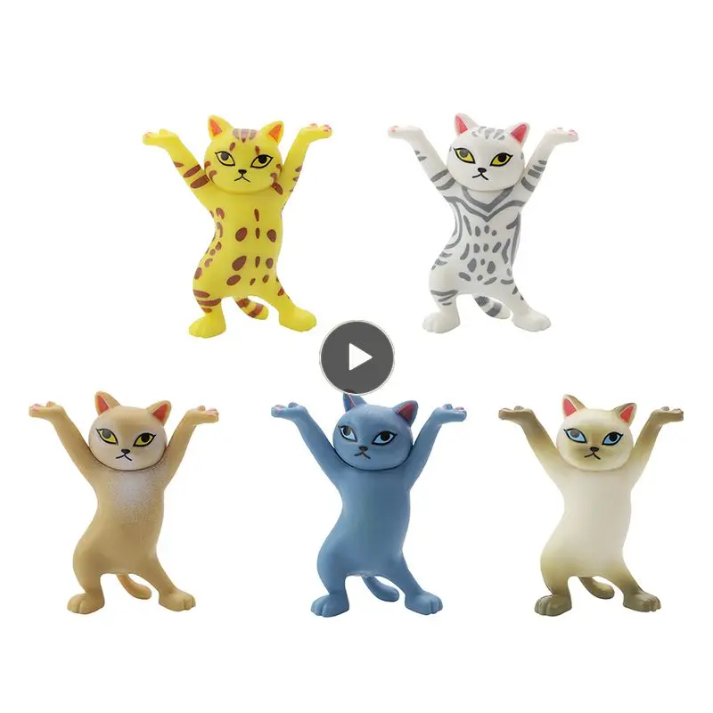 

Universal Cat Earphone Holder For AirPods 1 2 Headset Earphone Stand For True Wireless Headset PVC Earphone Accessories