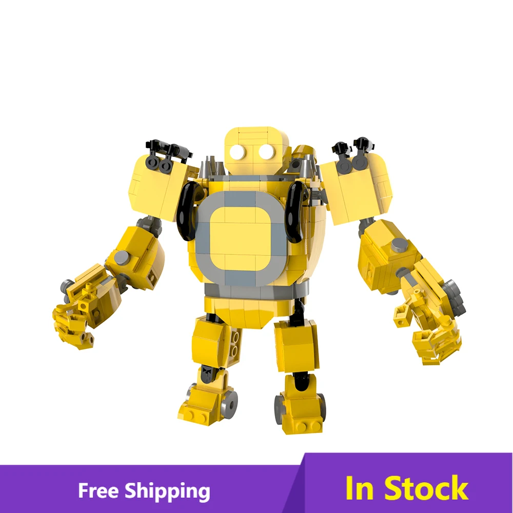 Конструктор MOC Steam робот-бойцер игра кирпич крючок машина Blitzcranks-модель альянса