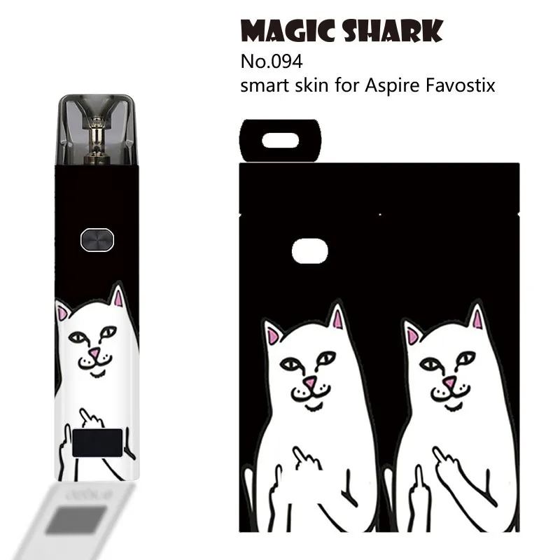 Наклейка из матового PVC с рисунком листа, цветов и черепа для Aspire Favostix Film Case без потери качества.