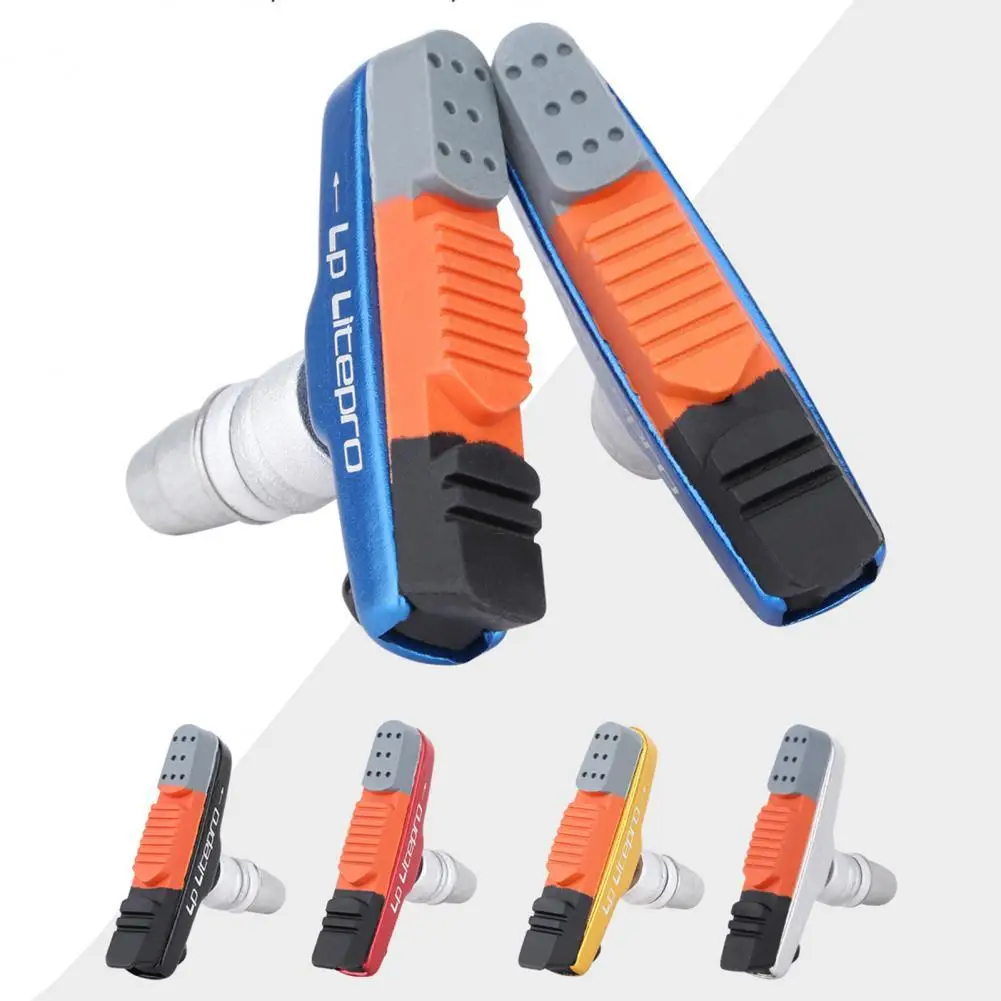 

1 пара, прочные универсальные тормозные колодки для велосипеда, 5 цветов