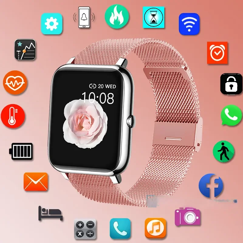 

Touch Smart Watch Men Women Smartwatch For Android IOS Fitness Tracker Electronics Smart Clock Sport Waterproof Smart Watch