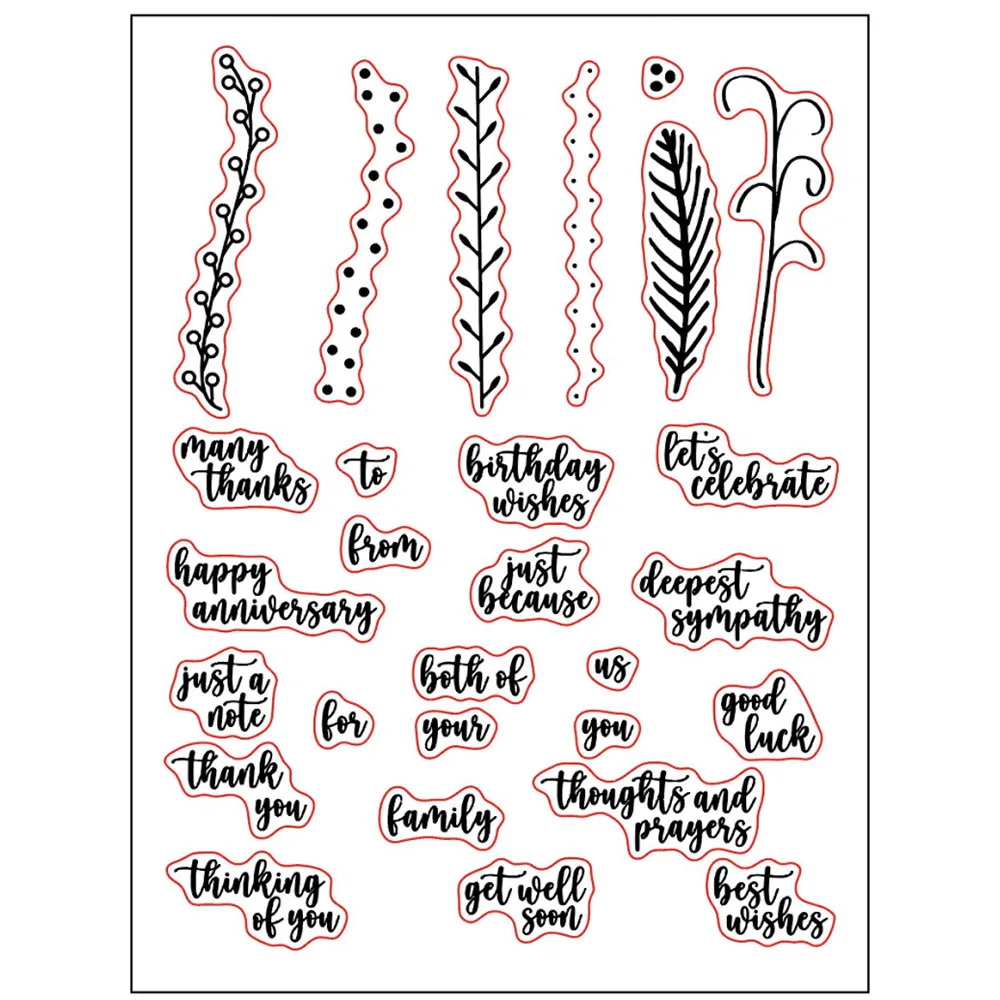 

Spring Flower Bud Clear Stamps Stickers Diy Paper Greeting Card Scrapbooking Diary Decoration 2022 Arrival Newest Drawing Molds