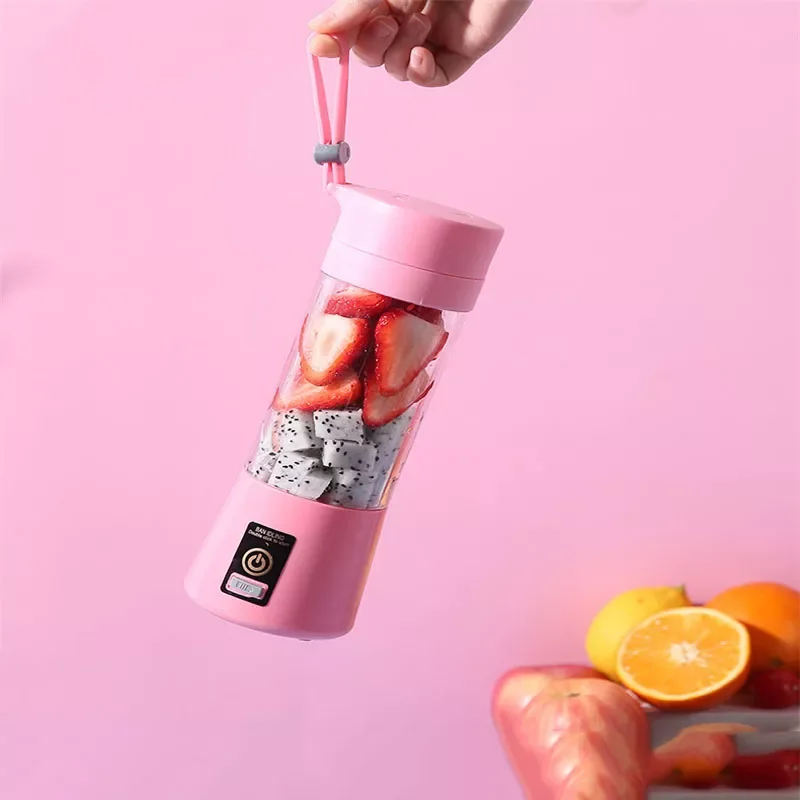 

Портативная соковыжималка NEW2023 с USB, беспроводной блендер, домашний миксер, блендер для смузи, мини-комбайн для продуктов, персональные блен...