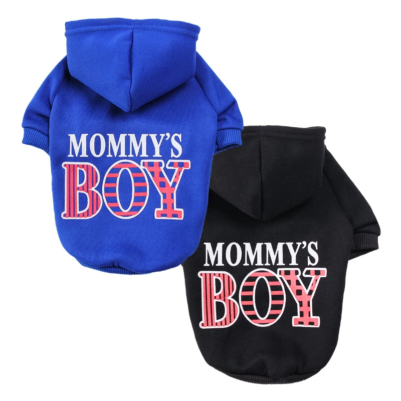 

2022 New Pet Dog Clothes Fashion Dog Hoodie Plus Fleece Warm Dog Sweater Small and Medium Dog Yorkshire Chihuahua Dog Clothing