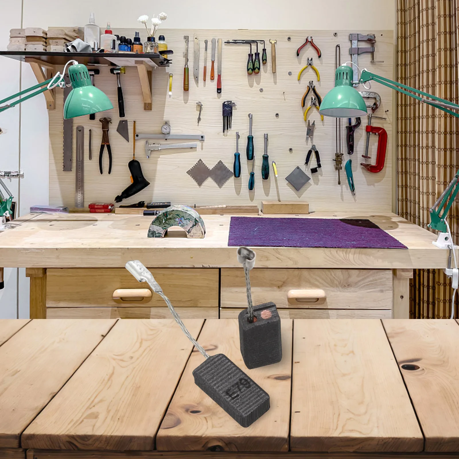 ~Угловая шлифовальная машина угольная щетка для ~Gws5-100 6-100 6-125 660 6700 ~ 1619P07571