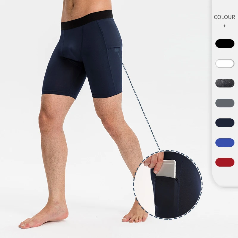 

Sport Shorts Compression Gym Sweatpants Running Tights Jogging Quick Drying Boxer Bottoms Male Rash Guards Men ropa deportiva