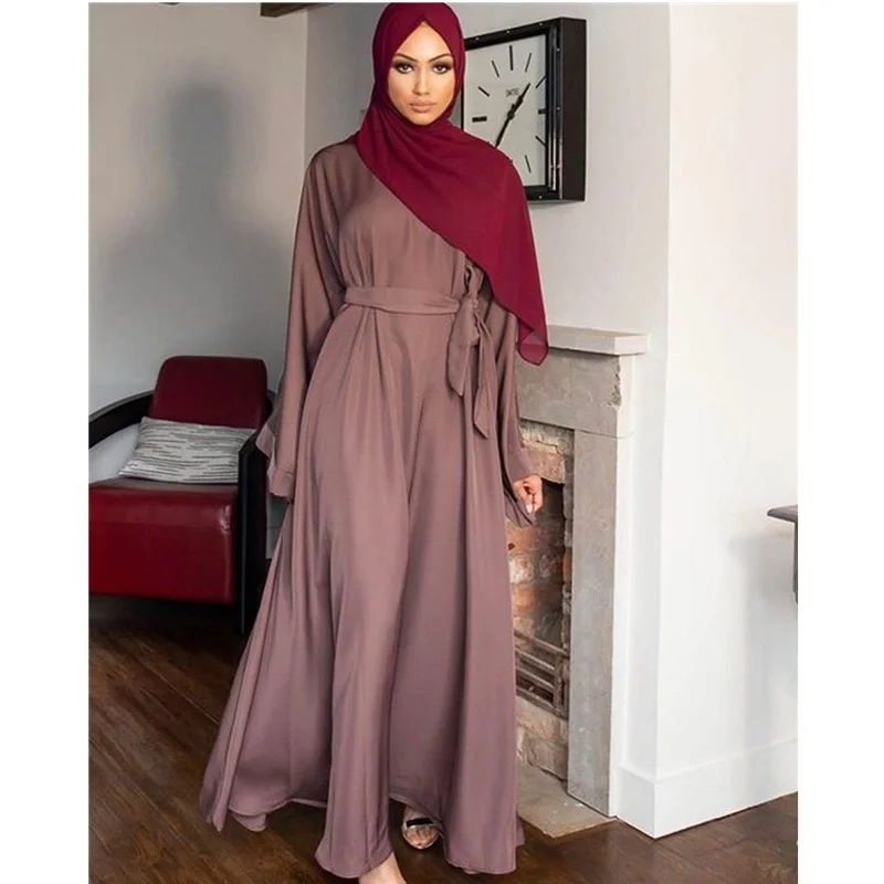 New Elegant Muslim Dress Abaya Dubai for Women Caftan Marocain Kaftan Islam Eid Mubarak Ramadan Robe Dress Abaya Turkey Clothing