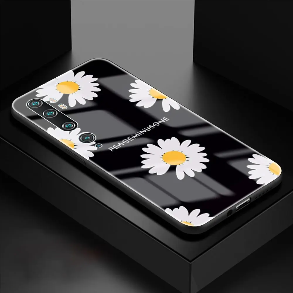 Чехол для Poco X3 NFC F3 M2 Pro X2 F2 C3 Жесткий GT фоточехол с летними цветами и маргариткой |