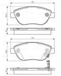 

BOSCH 0986494824 BRAKE BALATASI ON CORSA E 14 MAN 13 14 RIM KAMPANYALI (.)