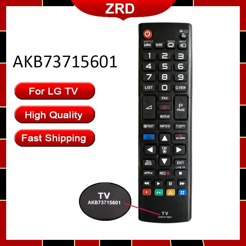 

Universal TV Remote Control 433mhz Replacement For LG AKB73715601 55LA691V 55LA690V 55LA868V 55LA860V LCD LED Smart Television