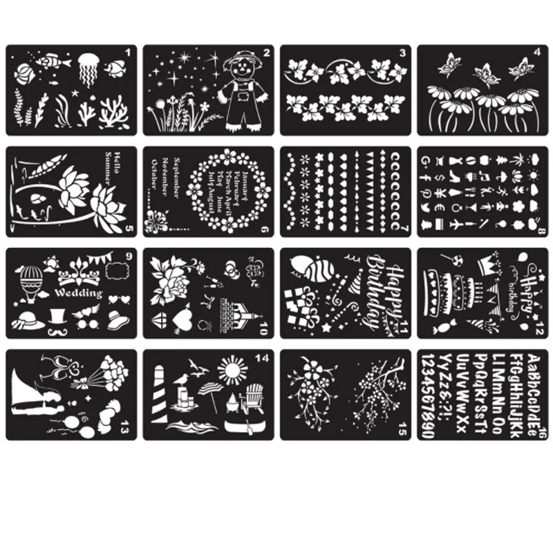 

Christmas Plaid Stencil DIY Layering Wall Scrapbook Journal Stamp Coloring Embossing Album Decoration Painting Template Reusable