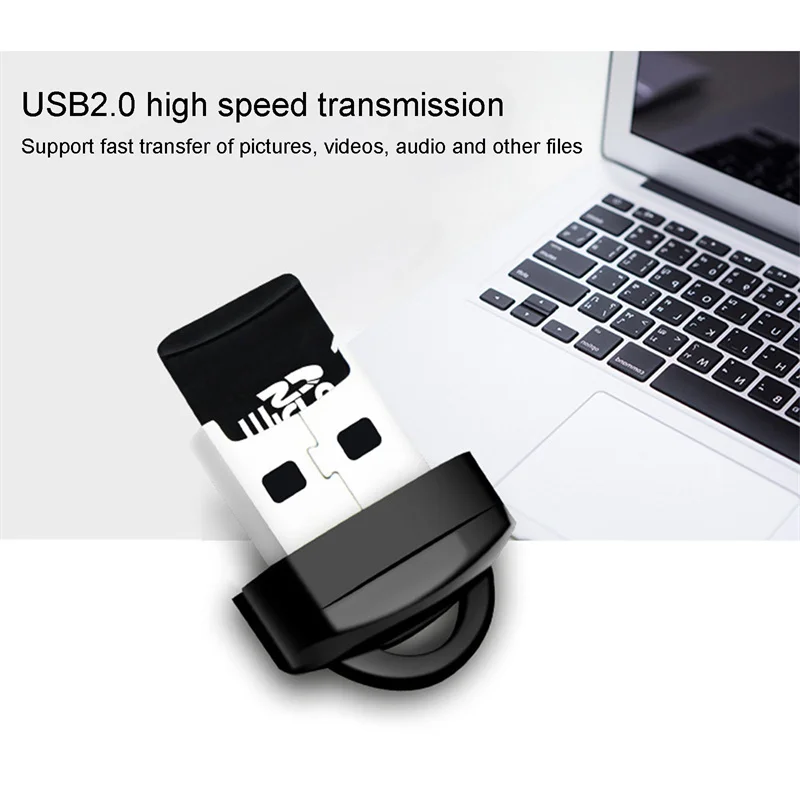 

Высокоскоростной мини-кардридер USB 2,0, кардридер TF Micro SD, адаптер карты памяти для настольного компьютера, телефон, Micro SD USB