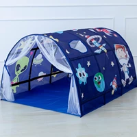2 in 1 children bed tent toy tunnel play house beds canopy dream tent kids play tents portable playhouse for kids tent playhouse