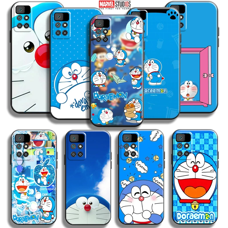 

Anime Doraemon Phone Case For Xiaomi Redmi 10 6.5 Inch Silicone Cover Liquid Silicon Coque Back Soft Funda