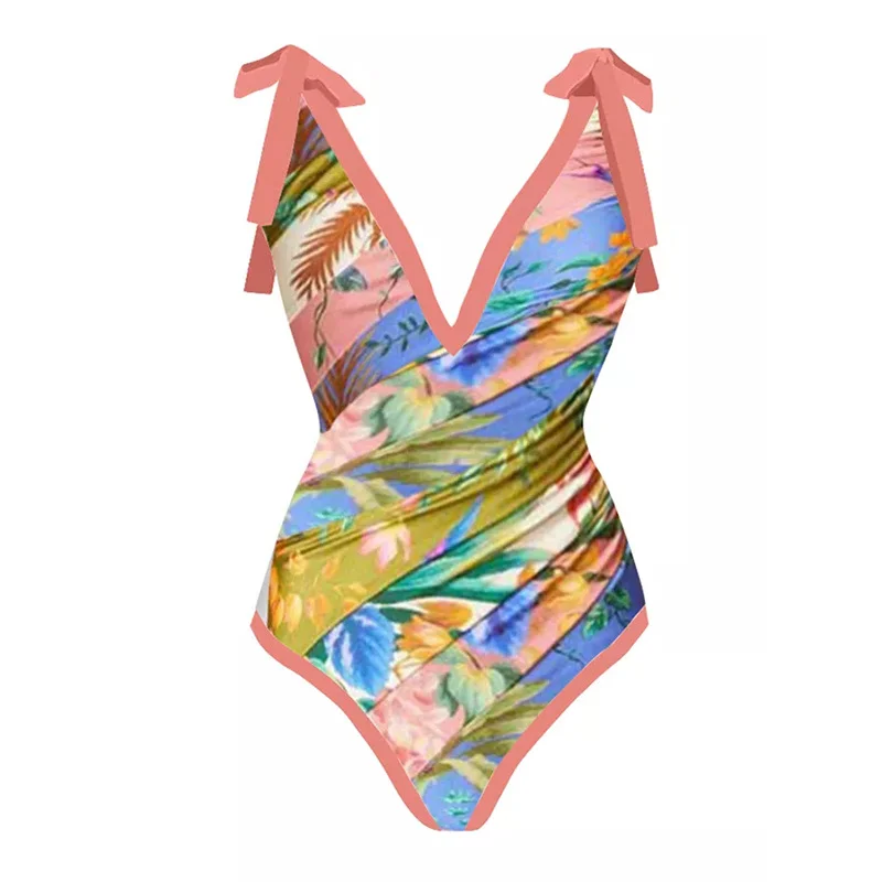 Vintage Women Two Piece Swimsuit Designer Bathing Suit Beach Dress Cover Up Luxury Swimwear Surf Wear Summer Beachwear