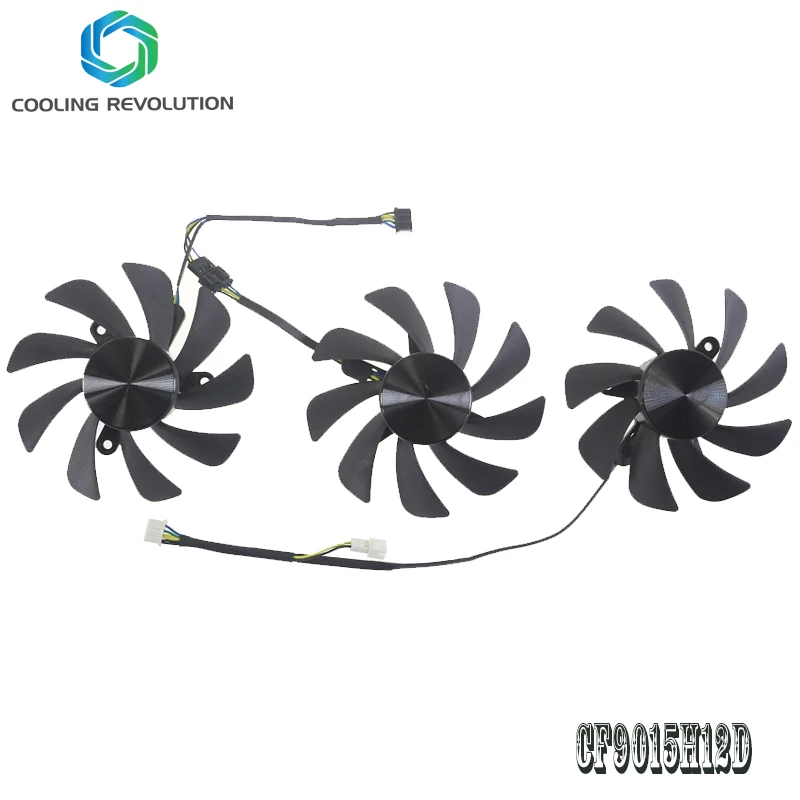 Placa Gráfica Cf9015h12d Dc12v 0.40a 4pin para Lenovo Rtx 3080 Legião fã da