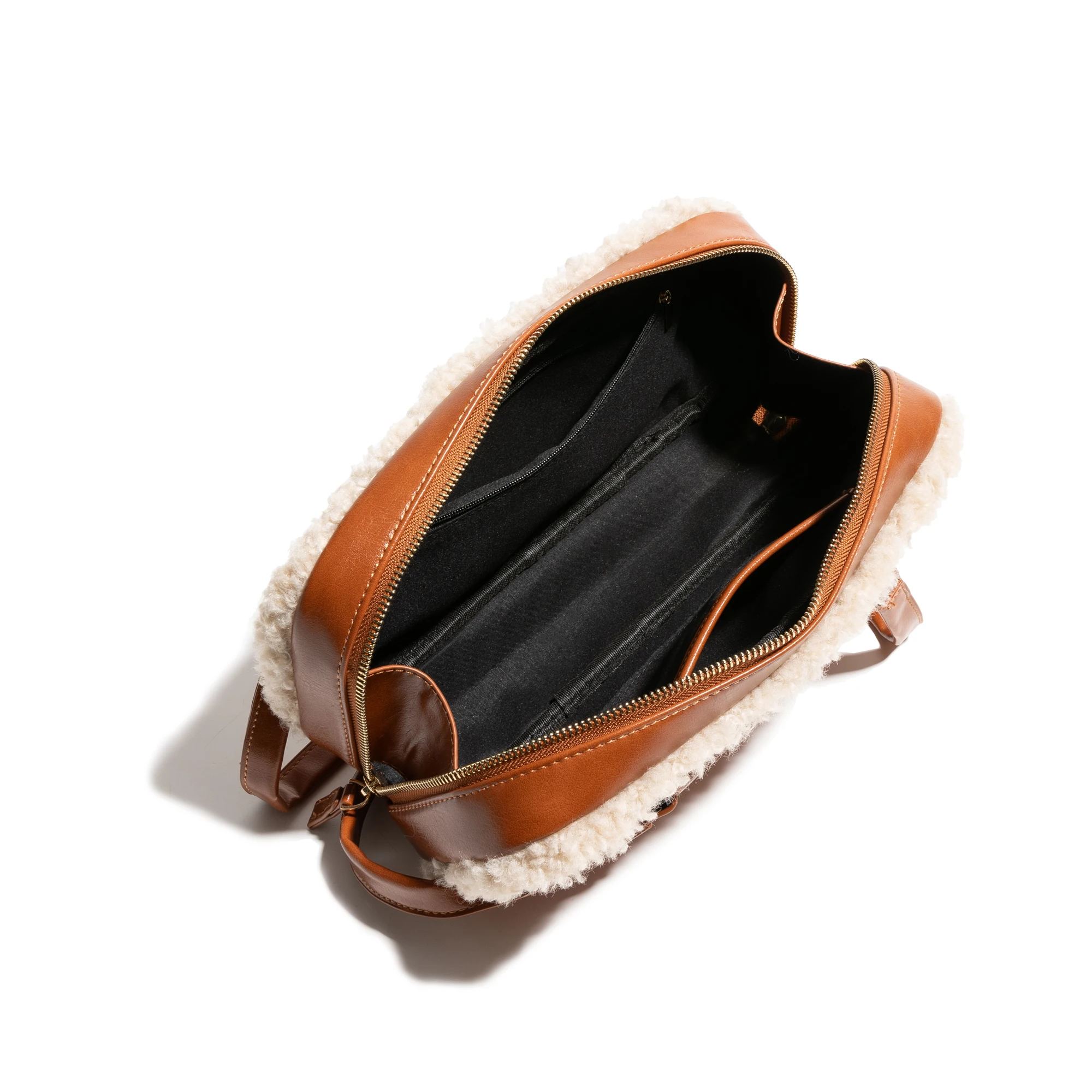 MABULA женская кожаная сумка через плечо большая портфель шерстяная дизайнерская