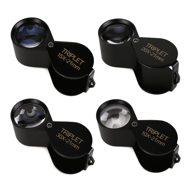 

Portable Handheld Magnifying Lens for Gems- Jewelry Stamps Inspection Science