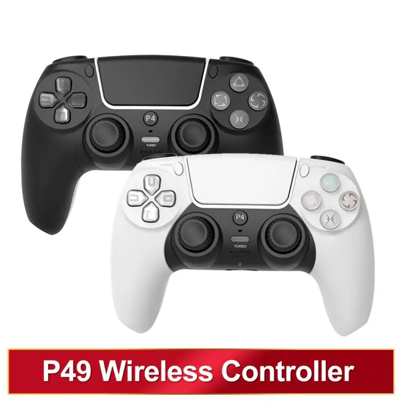 

For PS4 PS3 Wireless Joystick Gamepad Bluetooth Controller With 3D Rocker Turbo Function Control DUAL VIBRATION Game No Delay