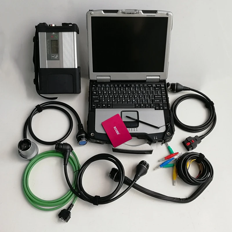 MB Star C5 SD-интерфейс OBD2 Кабель V09.2023 Программное обеспечение для ноутбука CF31 I5 8G 480 ГБ