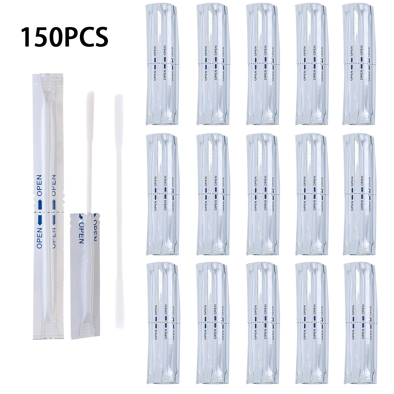 150pcs Alcohol Cotton Swabs Double Head Cleaning Stick For IQOS 3.0 Duo 3 2.4 PLUS LIL/LTN/HEETS/GLO Heater Cleaner Tools