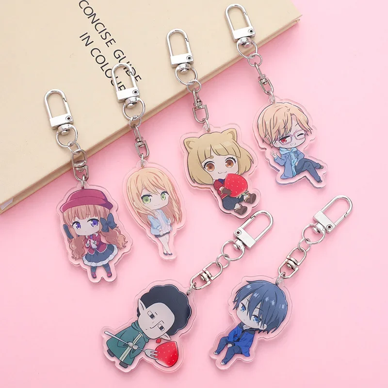 Аниме Моя история любви с фигурками Lv999 акриловые брелки для косплея милая