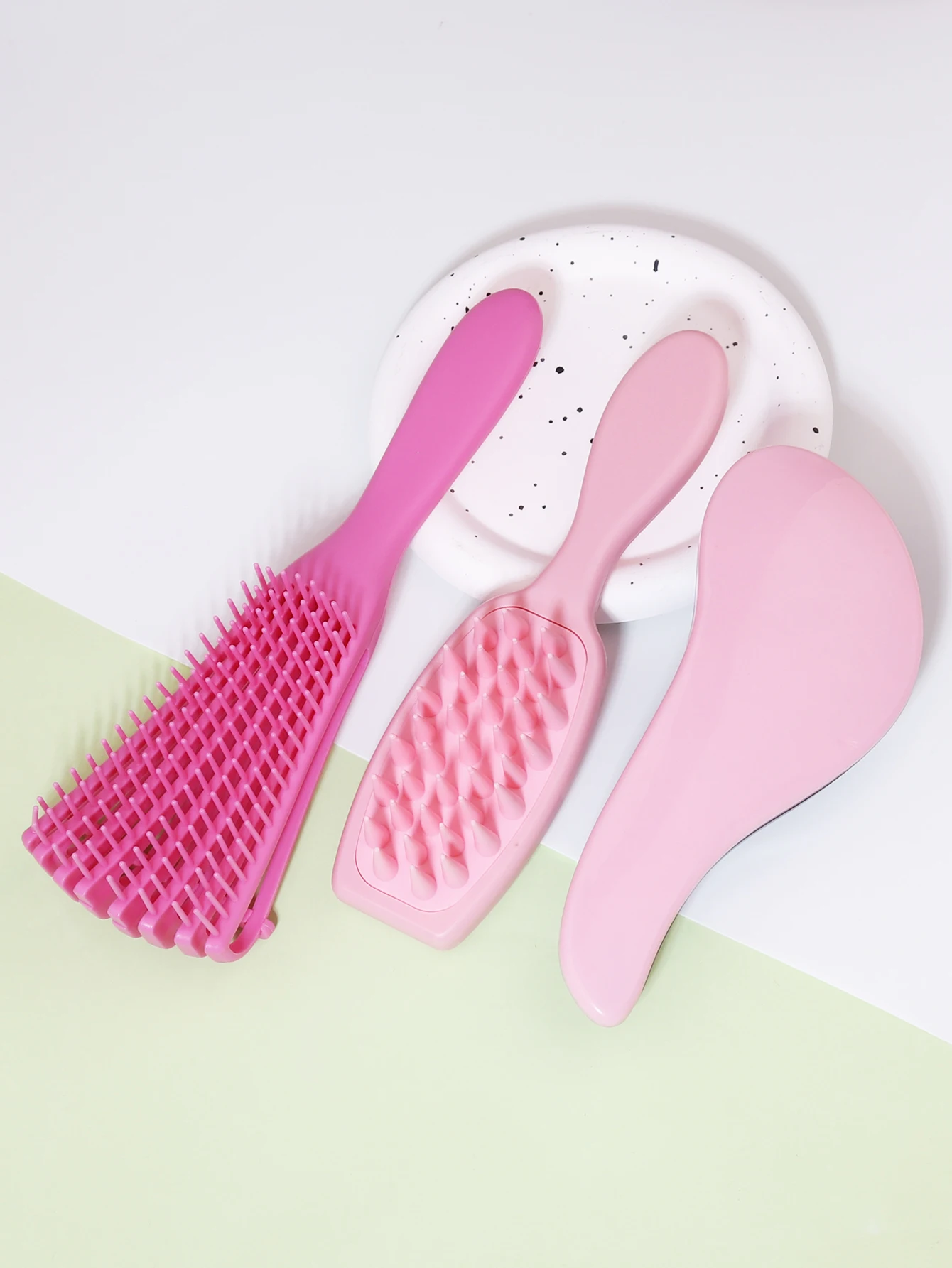 3 шт. пластиковые Антистатические Массажные щётки для волос