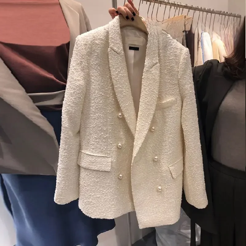 Корейская женская одежда Dongdaemun осенняя коллекция укороченная куртка с лацканами