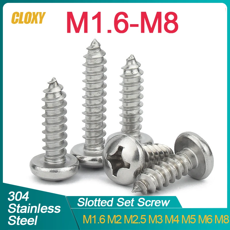 

Саморезы из нержавеющей стали CLOXY M1.2-M2.6