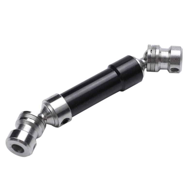 

2 Pcs RC Car Part: 1 Pcs Metal Rear Center Drive Shaft CVD Transmission Shaft & 1 Pcs Metal Transfer Case