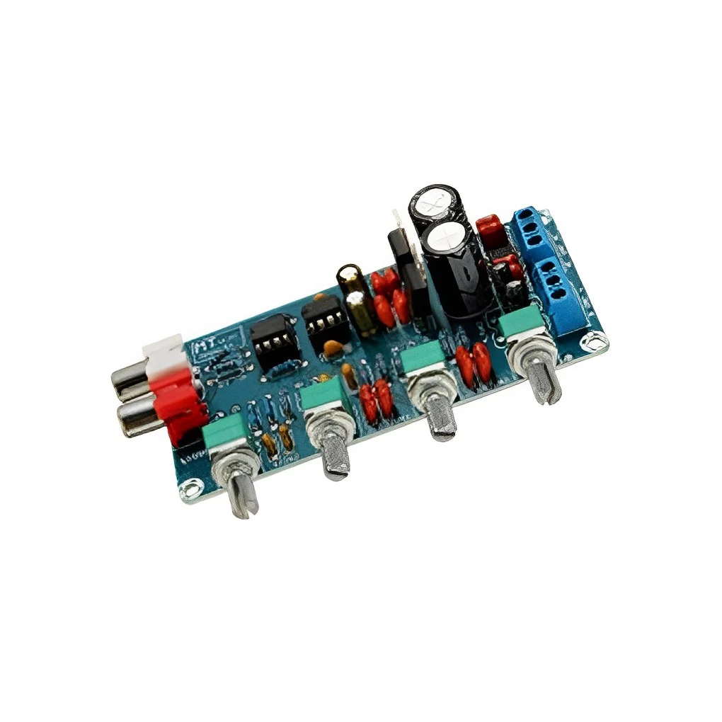 

Sound Tone Control Module Board Bass Pre-amplifier Volume Adjustment Controller Low Noise Amplifier Adjustable Replacement Part
