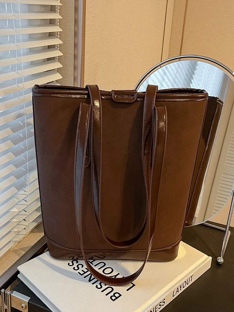 Модная большая сумка-ведро в стиле ретро корейская сумка Sle Ins модная