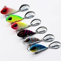 new metal mini with spoon fishing lure 6g10g17g25g 2cm fishing tackle pin crankbait vibration spinner sinking bait